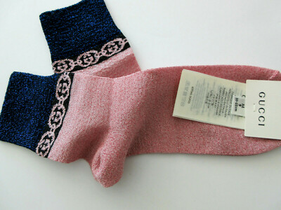 New Gucci GG women's socks size Medium AUTHENTIC 609345 | eBay