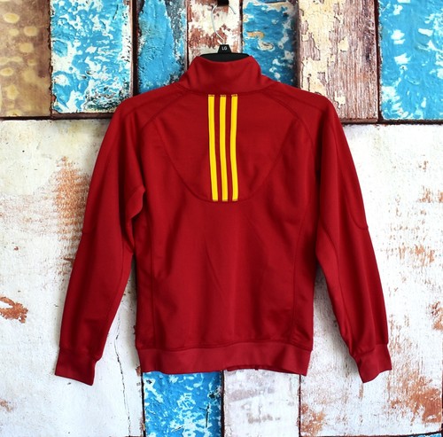 Kids Girls Adidas RSL Real Salt Lake Jacket Full Zip MEDIUM Red PRE-OWNED - Picture 6 of 12