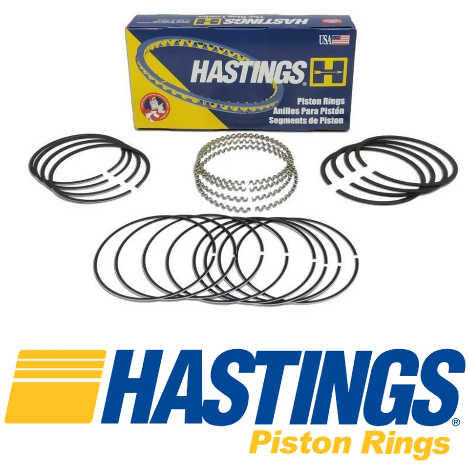 Hastings Holden Commodore Nissan RB30E VL Turbo 6Cy Moly Piston Rings stock bore