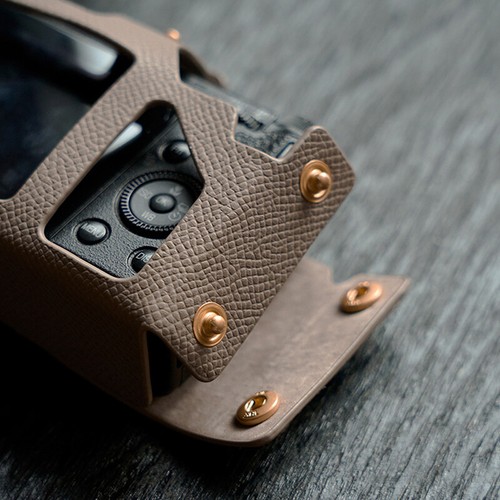Handmade Genuine Leather Camera Cases Portable Bags Cover Fit For Ricoh GR3/GR3X - Picture 7 of 48