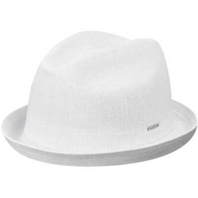 Kangol Tropic Player 792179282515 NEW Men's Hat Polyester Blend WHITE SMALL