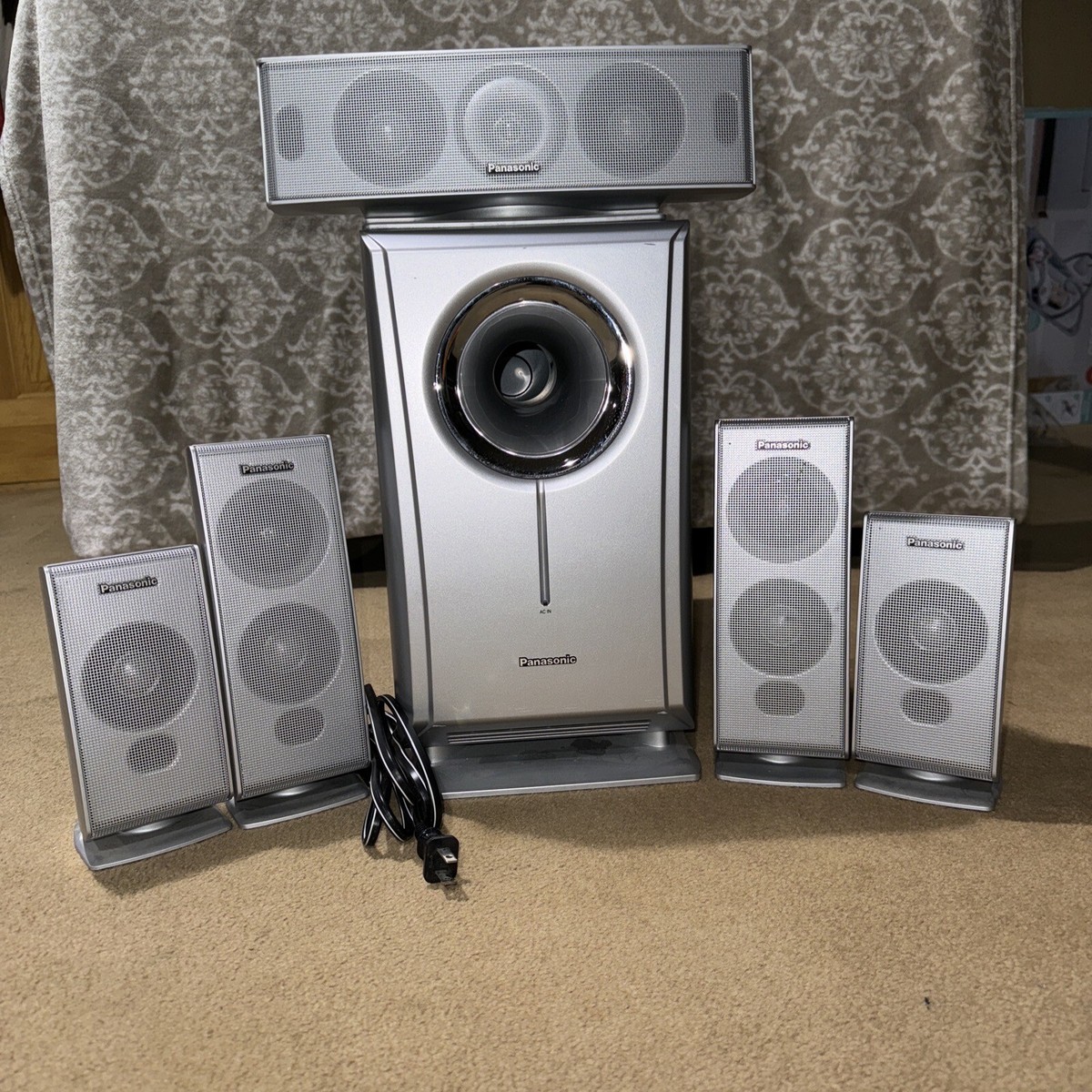 340W 5.1 Panasonic Active Powered Subwoofer SB-WA692 + Surround