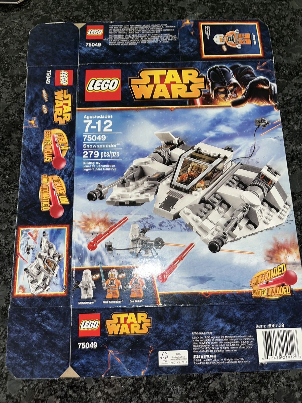 Lego Star Wars Snowspeeder 75049 BOX ONLY