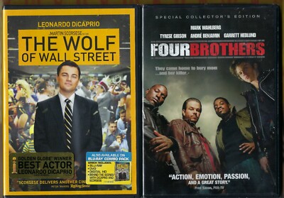 097363600145 the wolf of wall street & four brothers DVD