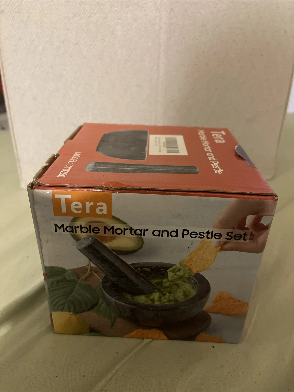 Tera 18/8 Marble Mortar And Pestle