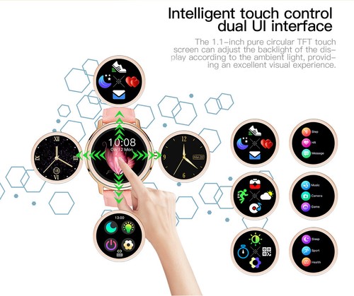 Smart Watch Women Bluetooth Bracelet Sleep Monitor Fitness Pedometer Tracker - 第 4/14 張圖片