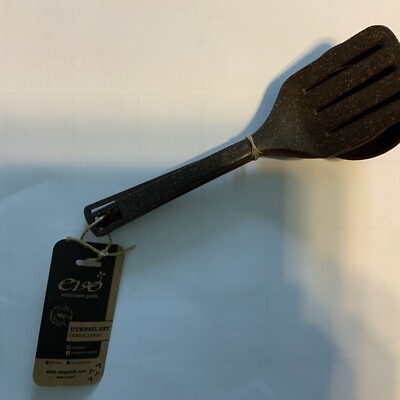 EVO  Sustainable Goods Utensil Set Dark Brown 55% Wood 45% Plastic