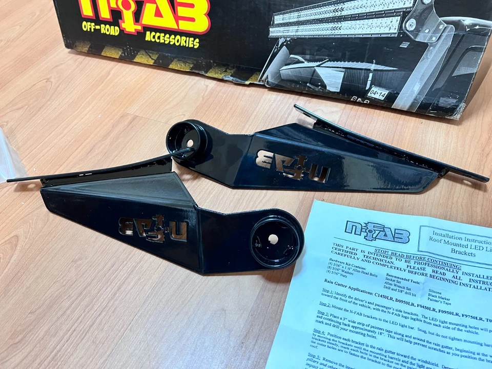 N-FAB para 99-16 Ford F250/F350/F450 Super Duty soportes de techo serie 49 F9949LR Foto 4 de 4