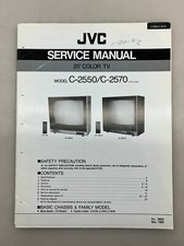 JVC C-2550 2570 Original Service Manual Free Shipping