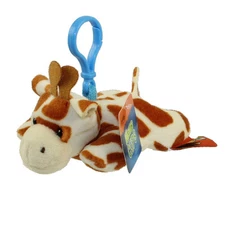 Adventure Planet Plush - Mighty Clips - GIRAFFE (Key Clip - 3.5 inch) - New