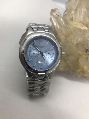 Mens Marc Ecko 50M Chronicles Non Stop Multifunction Watch With New Battery