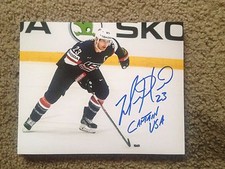 Matt Hendricks Autographed 8x10 Photo Edmonton Oilers USA Predators Capitals
