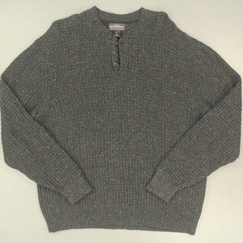 Woolrich Men Henley Sweater Size XL 