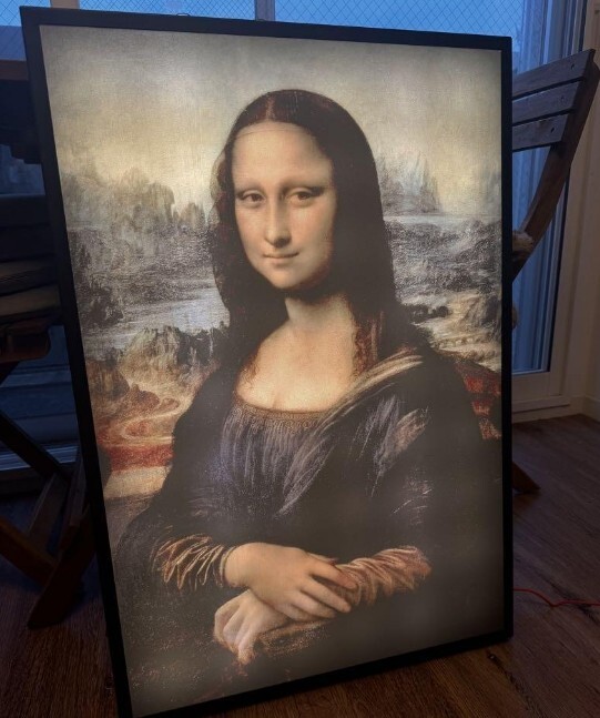 virgil abloh IKEA モナリザ Virgil Abloh x IKEA MARKERAD Mona Lisa Lightbox - Russell