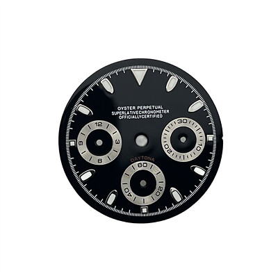 Cadran Vert Lumineux 28.5mm Pour Mouvement NH35/NH36 - Neuf Avec étiquettes