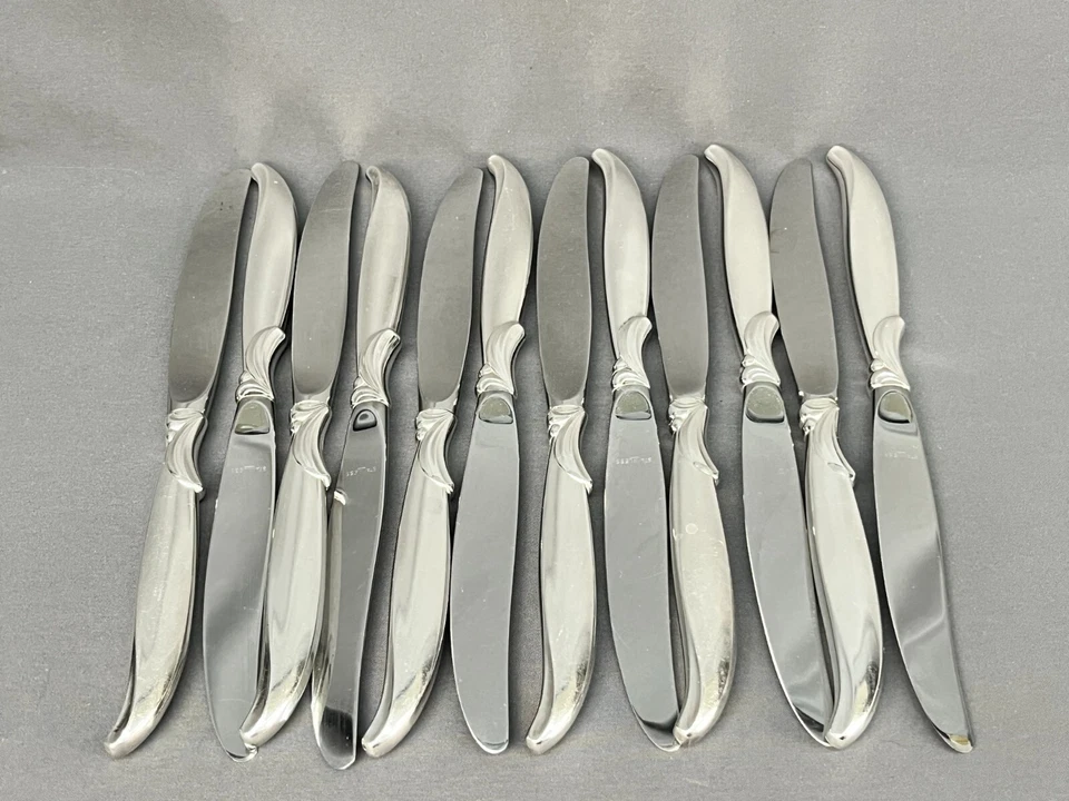 77 piezas. Juego de 1847 Rogers Silverplate FLAIR Service para 12; Mid Century MCM; 1956 Foto 2 de 4