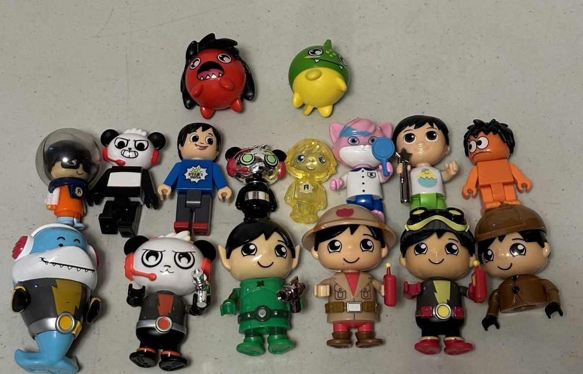 RYAN'S WORLD TOY (15) FIGURE LOT COMBO Of MIXED CHARACTERS | eBay