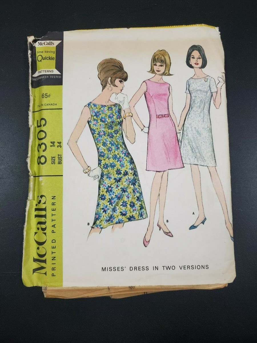 mccalls a line dress pattern McCall's 4440 Fitted Bodice A-line Dresses