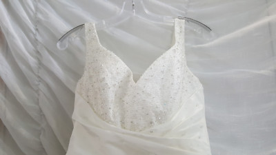 plus bridal shower dresses By Candlelight Beaded Mini Dress Nude main image 1