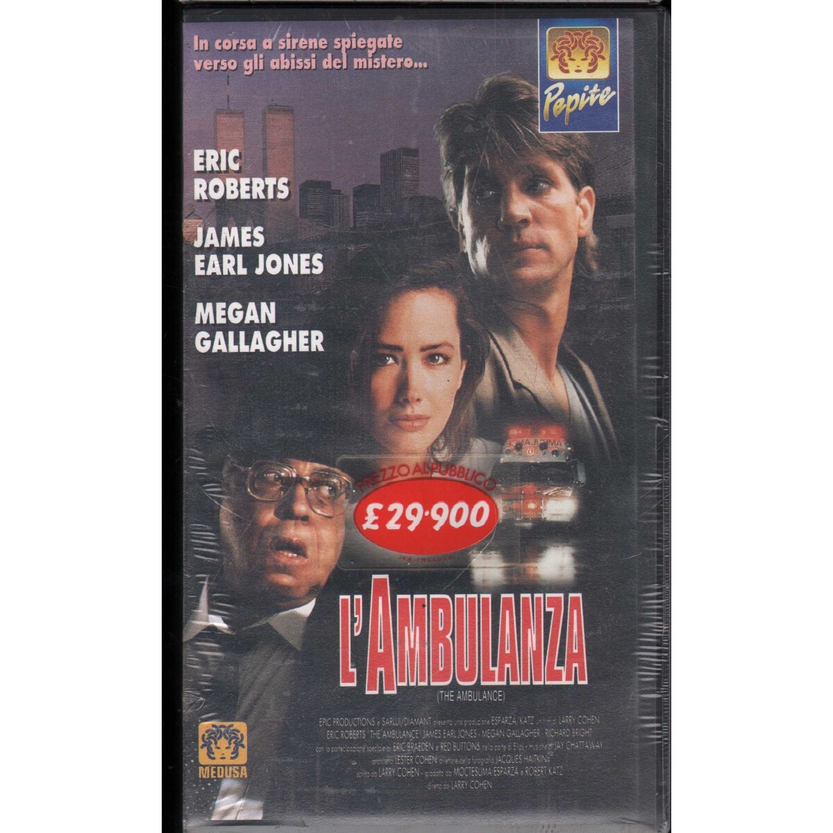 The Larry Cohen Univideo VHS Amulance – 1035602 Sealed