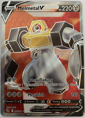 Pokemon Melmetal V Full Art | Deutsch 075/078 Pokemon GO | Near Mint
