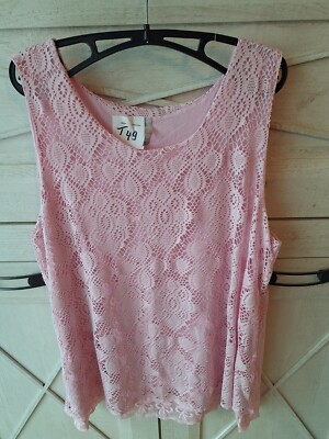 T 49 Damenoberteil Bluse Shirt rosa Gr. L von Laura T. Kasack Viskose