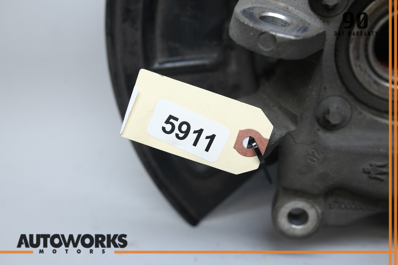 14-17 Maserati Ghibli M157 Rear Right Side Spindle Knuckle Hub w/ Shield OEM