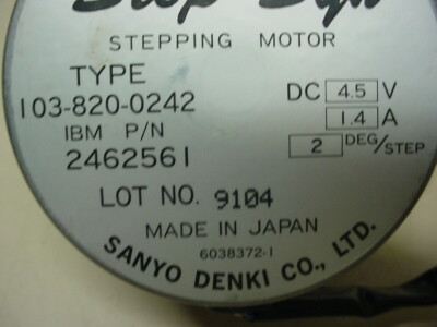 Sanyo-Denki Type 103-820-0242 Step-Syn stepping motor | eBay
