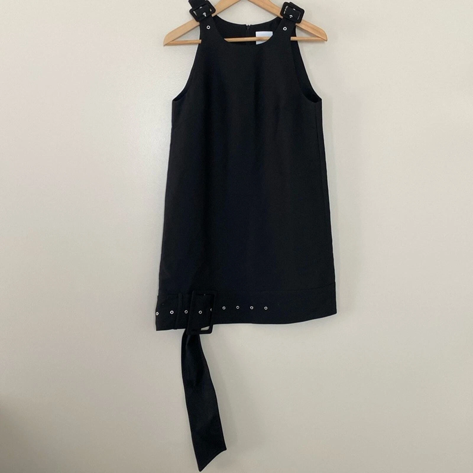 VALENTINO Abito Valeska Valentina Jasso Collado con fibbia in tessuto Caspio misto lana seta