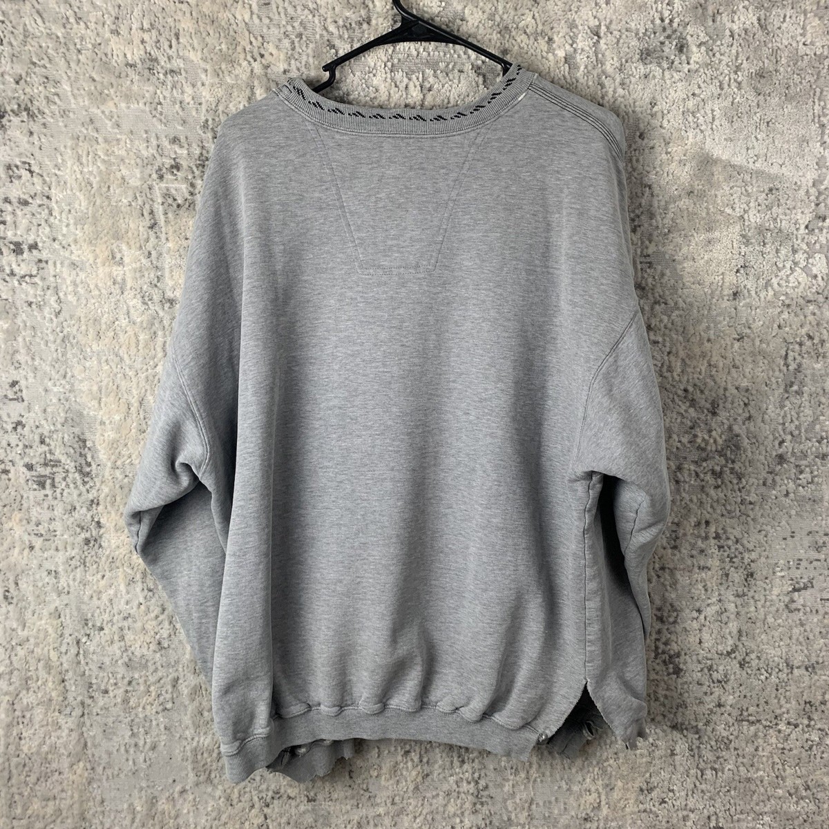 Vintage Adidas Equipment Sweatshirt Large Grey Crew Neck