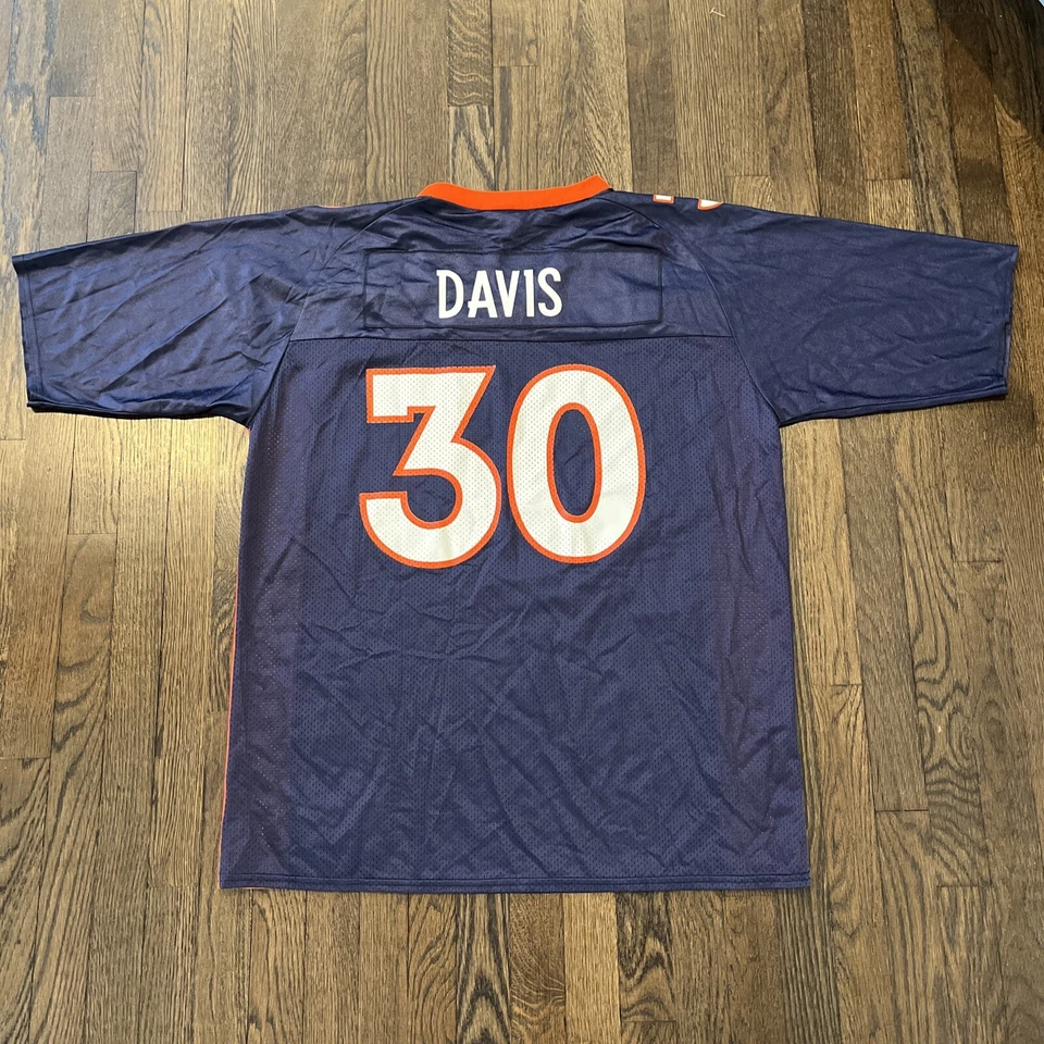 Camiseta Denver Broncos XL Davis masculina azul - Imagem 2 de 4
