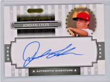 2008 Razor Exclusive Autograph #ES-30 Jordan Lyles RC - Houston Astros - MINT