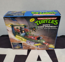 Raph's Sewer Speedboat 1989 TEENAGE MUTANT NINJA TURTLES TMNT Vintage NEW Sealed