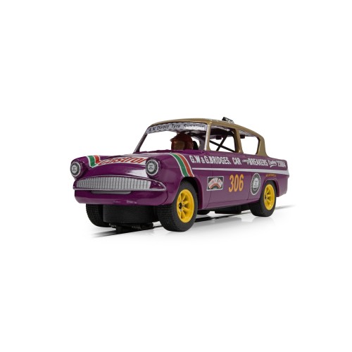 Ford Anglia 105e George Polley Scalextric 306 slot car de collection vintage