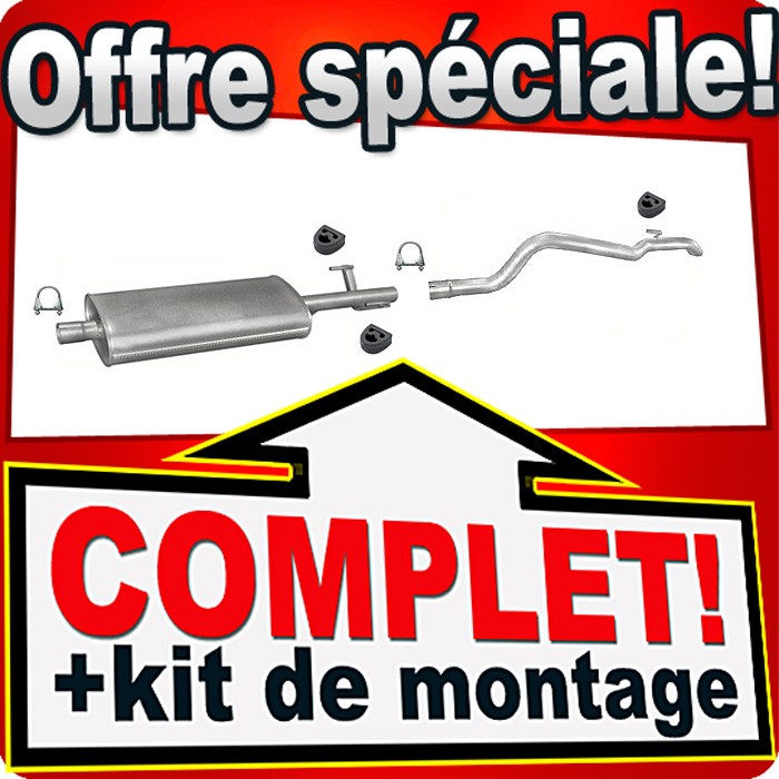 Échappement pour Mercedes Sprinter SWB avec silencieux et catalyseur