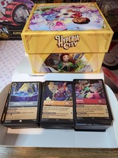 Lorcana Hyperia City 300 Card Lot Super Rare, Rare, U/C, Common WITH Foils