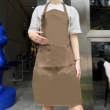 Kitchen Chef Bib Apron Cooking Unisex Waterproof Butcher Catering Restaurant US