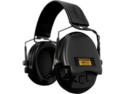 Sordin Supreme Pro X Slim Headband Electronic Ear Muffs