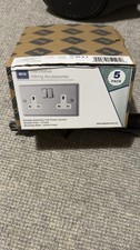 BG Electrical Double Switched Power Wall Plug Socket 13A, IP66 Rated, WP22
