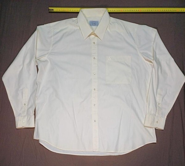 Men Poul R Smith Shirt White Cotton 42 / XL / 50