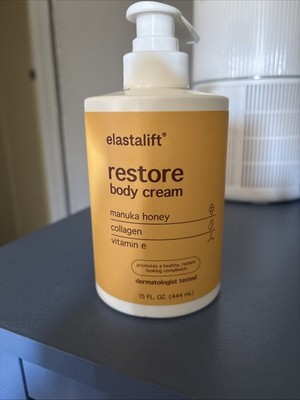 Elastalift Manuka Honey Cream Face Moisturizer & Body Butter Lotion For Dry S...