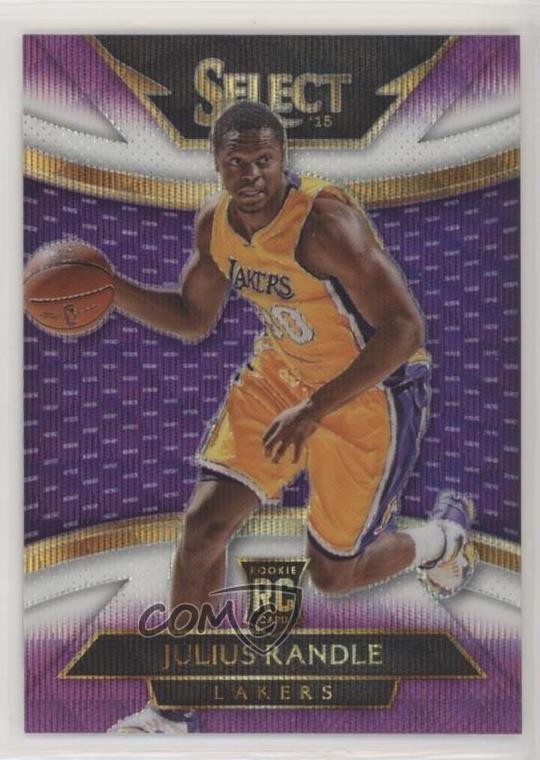 2014-15 Panini Select Courtside Purple & White Prizm Julius Randle Rookie RC 2oz