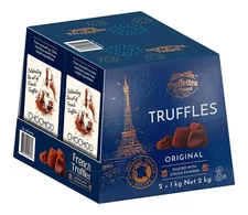 Natural Truffles, Plain, 1000-Gram Boxes (Pack of 2)