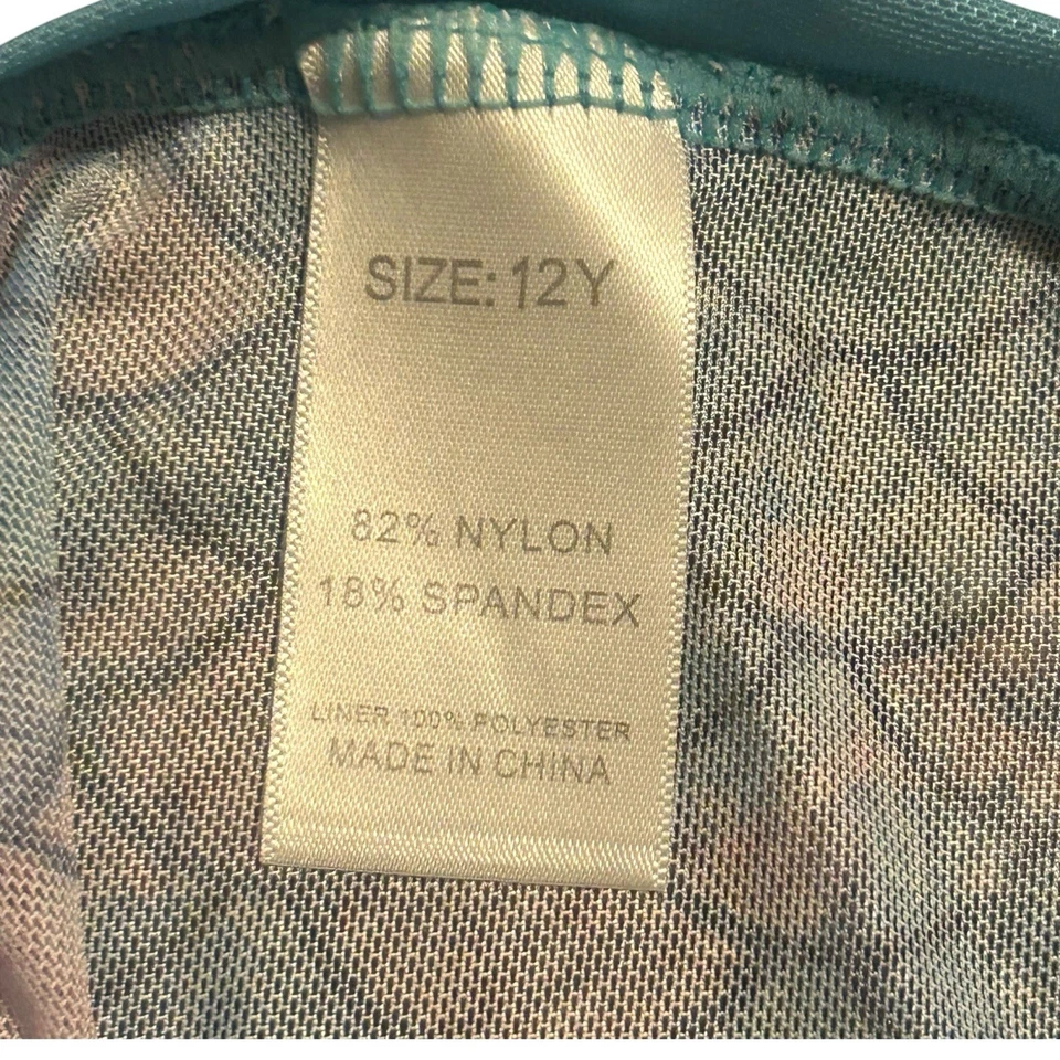 Cubridor de natación con escamas de sirena para niñas Foto 4 de 4