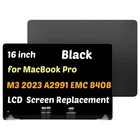16" for MacBook Pro A2991 M3 EMC 8408 LCD Screen Display Assembly Space Black