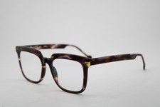 NEW L.A. EYEWORKS CORT 938 PURPLE BROWN HORN CLEAR AUTHENTIC EYEGLASSES 51-19