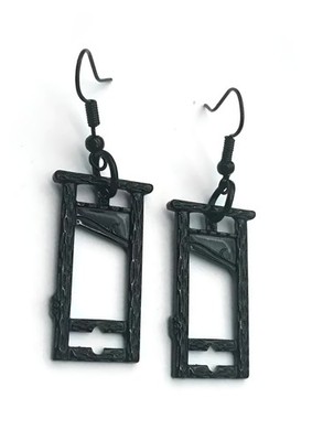 Easure Ohrringe - Guillotine Black