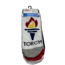 Way to Celebrate Patriotic Women  s 3 Pair Low Cut Socks Sz 4-10