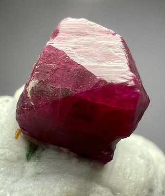 270 CT. Extraordinary Rare! Pigeon Blood Ruby Huge Crystal On Matrix - AFG