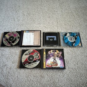 Lot of 3 Sega Saturn Japan Import Games - USA Seller